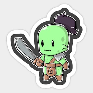 Chibi Orc Sticker